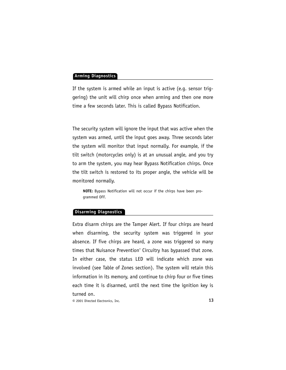 Directed Electronics 2000 User Manual | Page 16 / 25