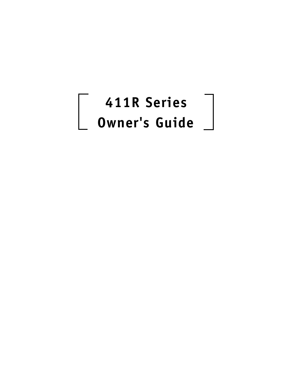 Directed Electronics 411R Series User Manual | 17 pages