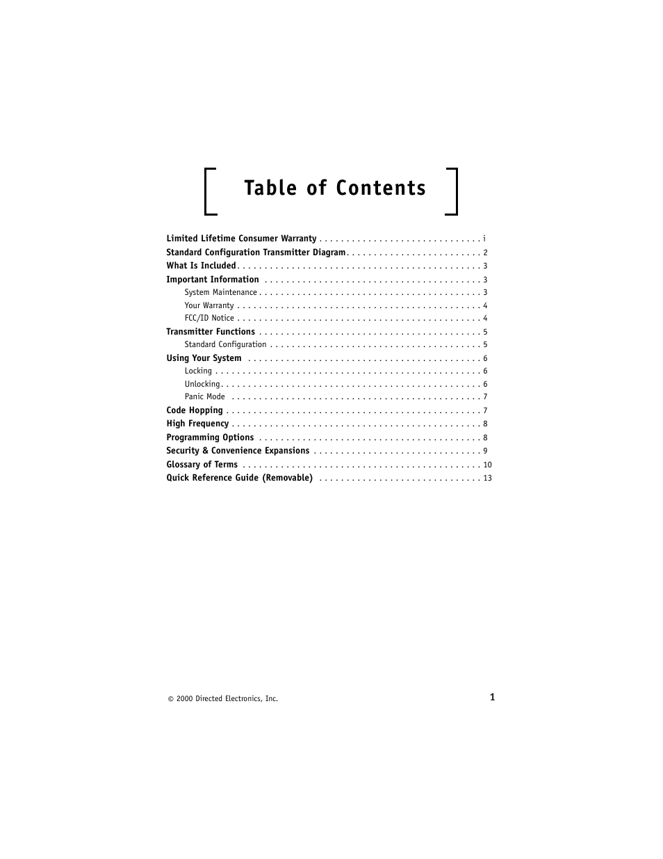 Directed Electronics 411R Series User Manual | Page 4 / 17