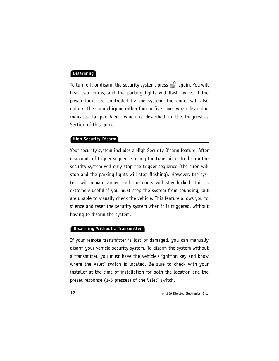 Directed Electronics 550ESP User Manual | Page 15 / 37