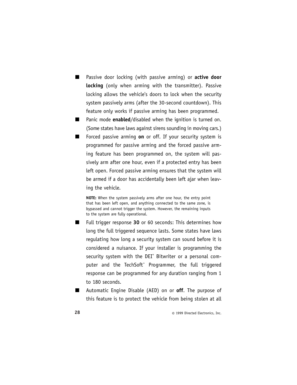 Directed Electronics 550ESP User Manual | Page 31 / 37