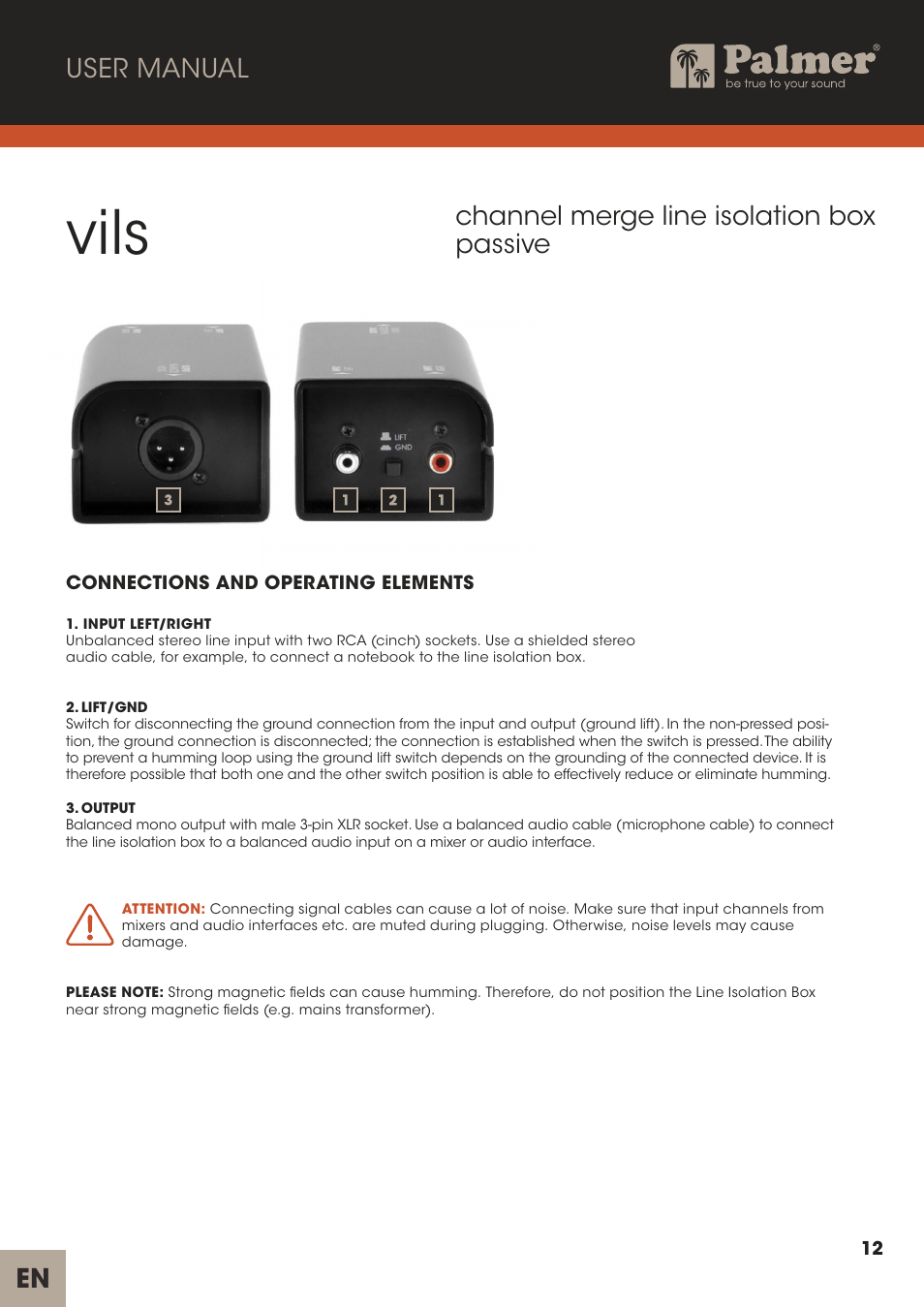 Vils | Palmer Channel Merge Line Isolation Box User Manual | Page 12 / 42