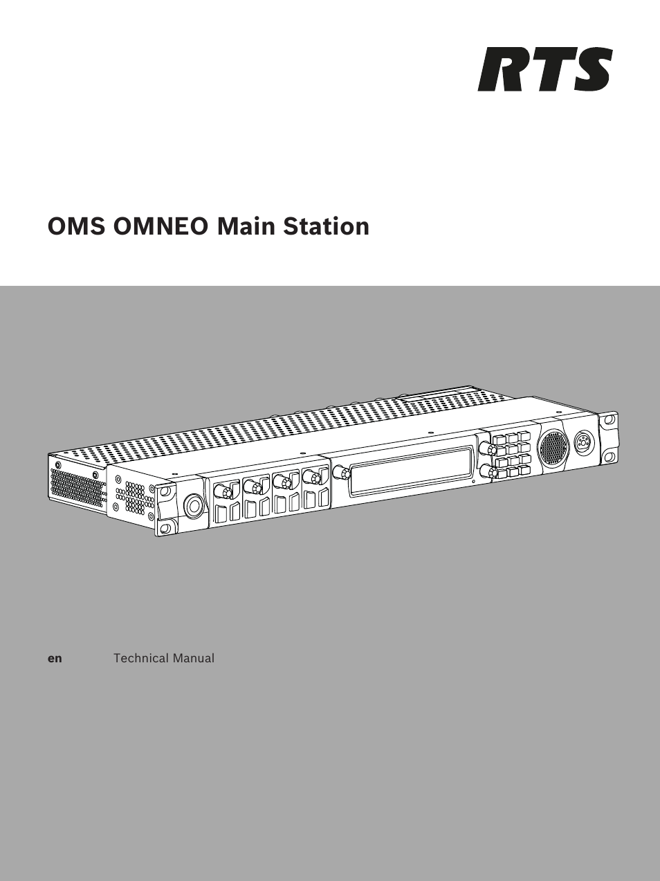 Telex RTS OMS OMNEO Main Station Advanced Digital Partyline Intercom Base (5-Pin Female) User Manual | 168 pages