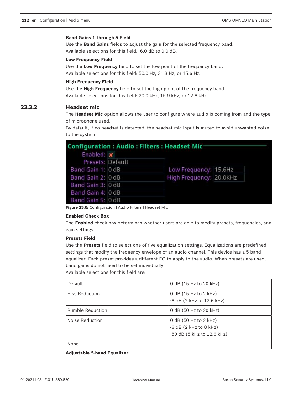 2 headset mic, Headset mic, Headset | Telex RTS OMS OMNEO Main Station Advanced Digital Partyline Intercom Base (5-Pin Female) User Manual | Page 112 / 168