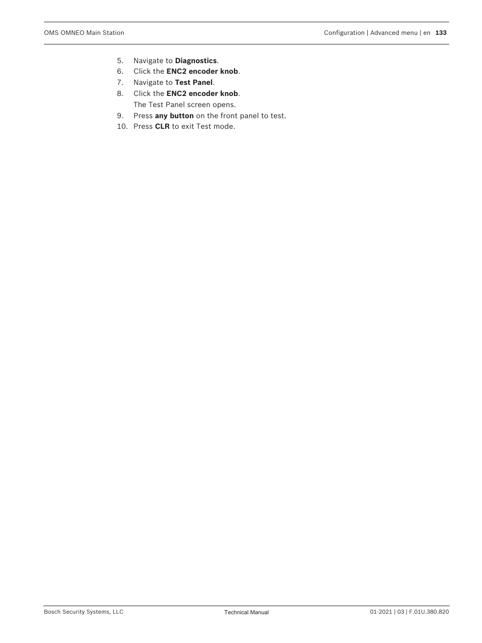 Telex RTS OMS OMNEO Main Station Advanced Digital Partyline Intercom Base (5-Pin Female) User Manual | Page 133 / 168