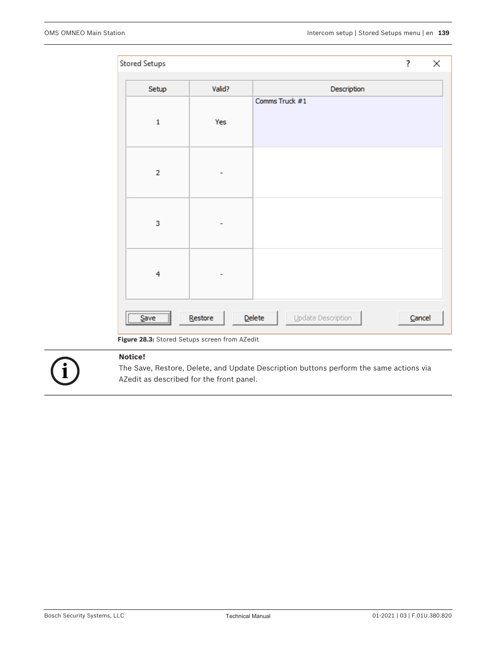 Telex RTS OMS OMNEO Main Station Advanced Digital Partyline Intercom Base (5-Pin Female) User Manual | Page 139 / 168