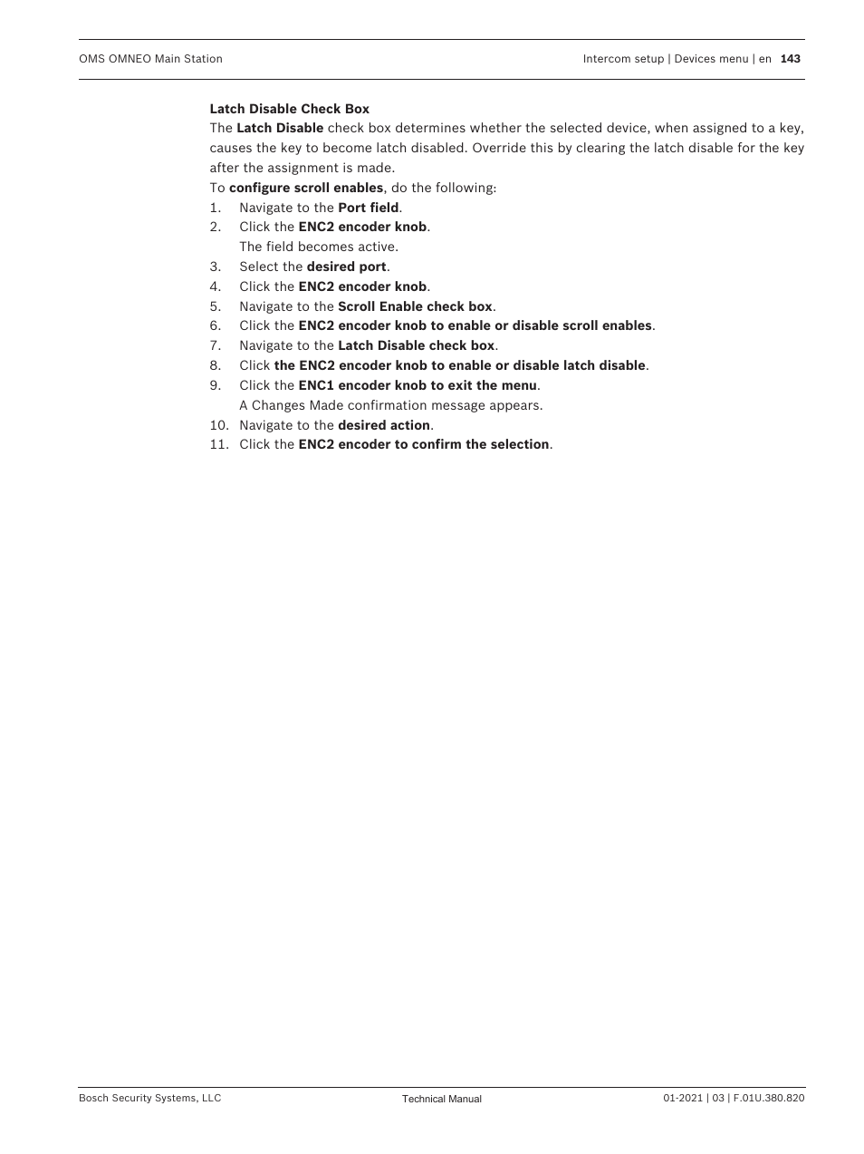 Telex RTS OMS OMNEO Main Station Advanced Digital Partyline Intercom Base (5-Pin Female) User Manual | Page 143 / 168