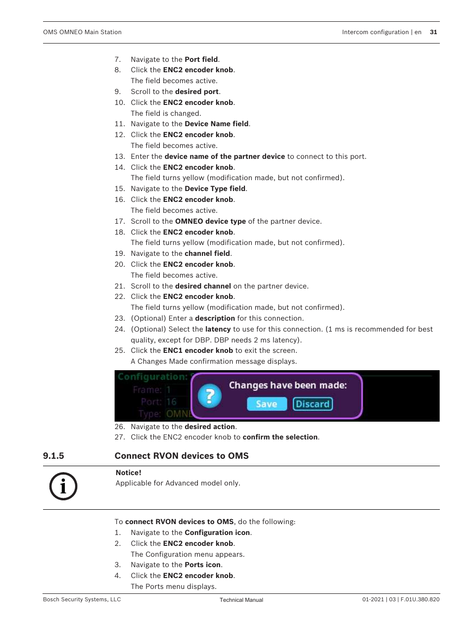 5 connect rvon devices to oms, Connect rvon devices to oms | Telex RTS OMS OMNEO Main Station Advanced Digital Partyline Intercom Base (5-Pin Female) User Manual | Page 31 / 168