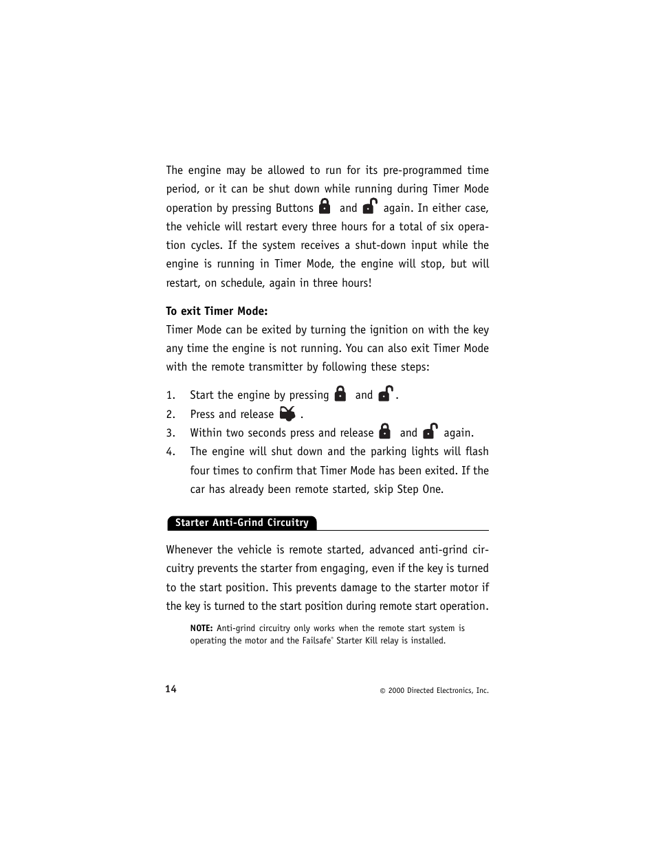 Directed Electronics Avital 3200 User Manual | Page 17 / 25