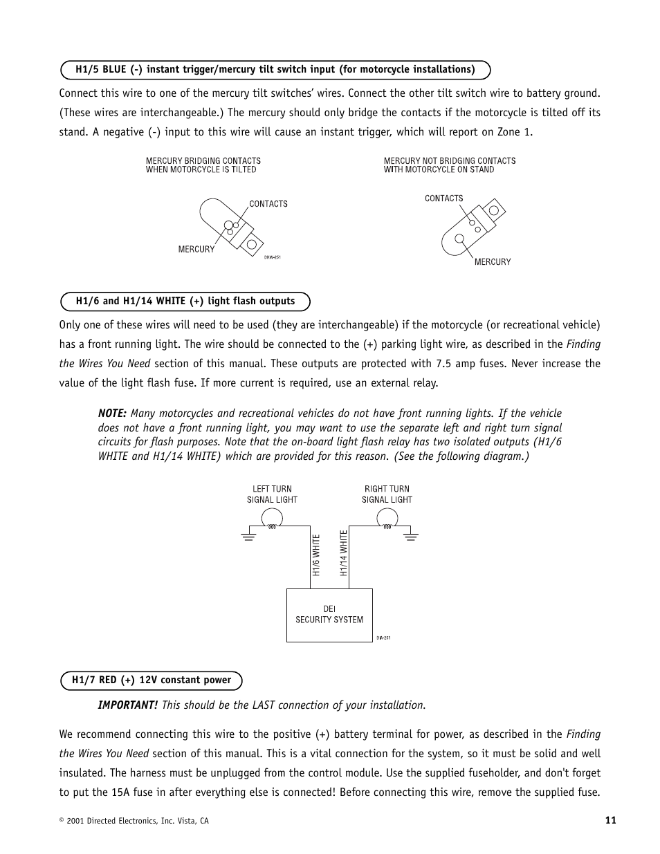 Directed Electronics MERLIN 2000 User Manual | Page 11 / 24