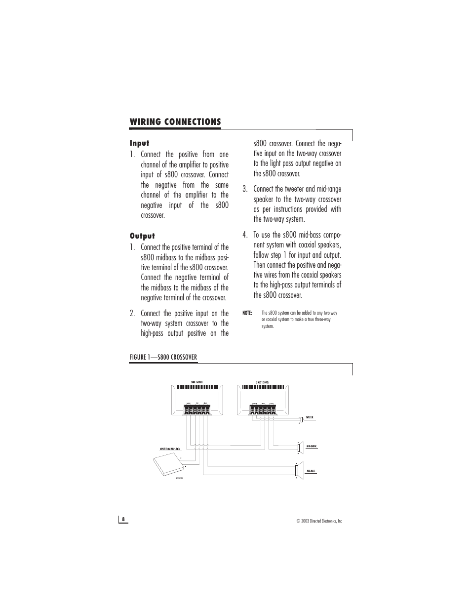 Directed Electronics S800 User Manual | Page 8 / 12