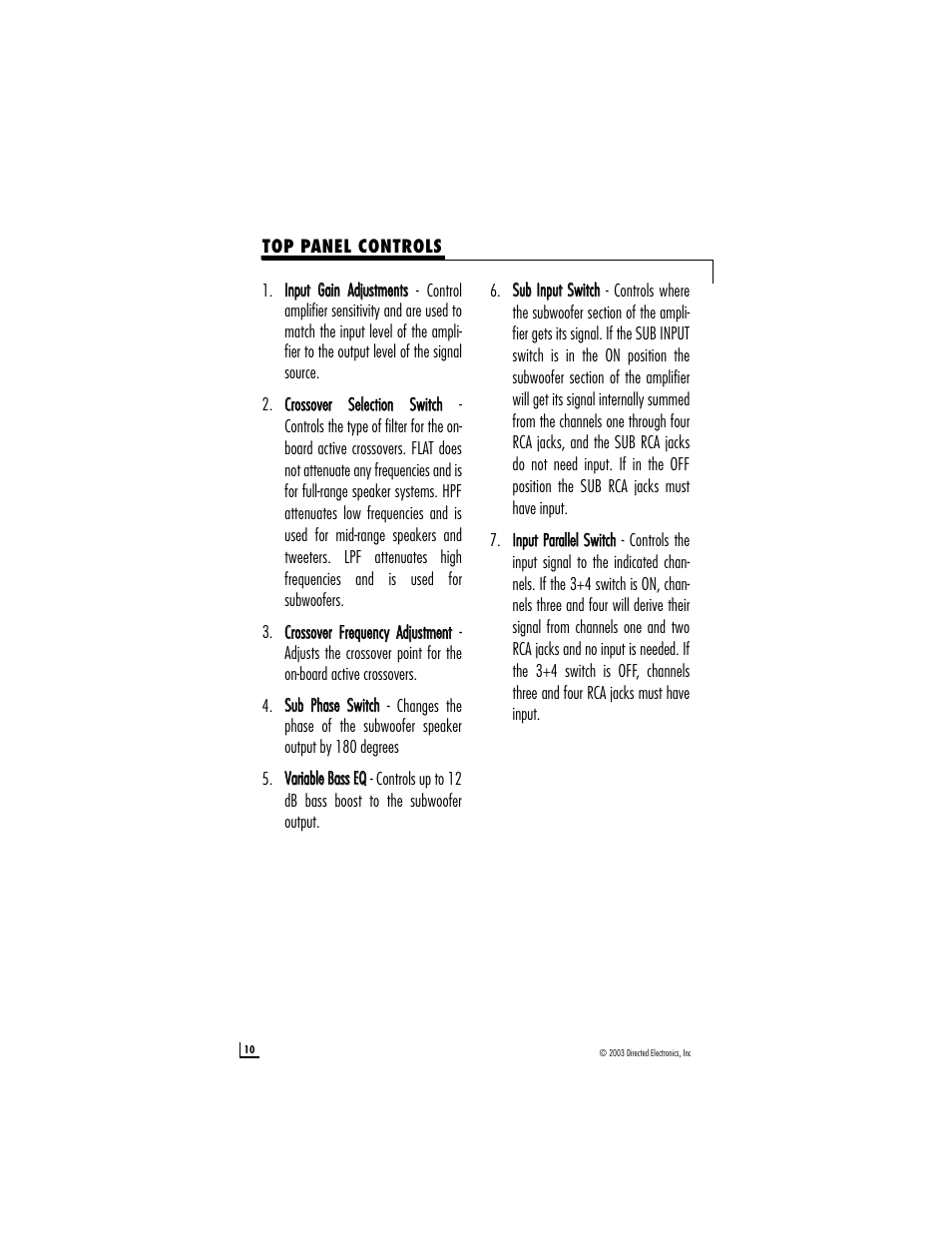 Directed Electronics 450.5 User Manual | Page 10 / 16