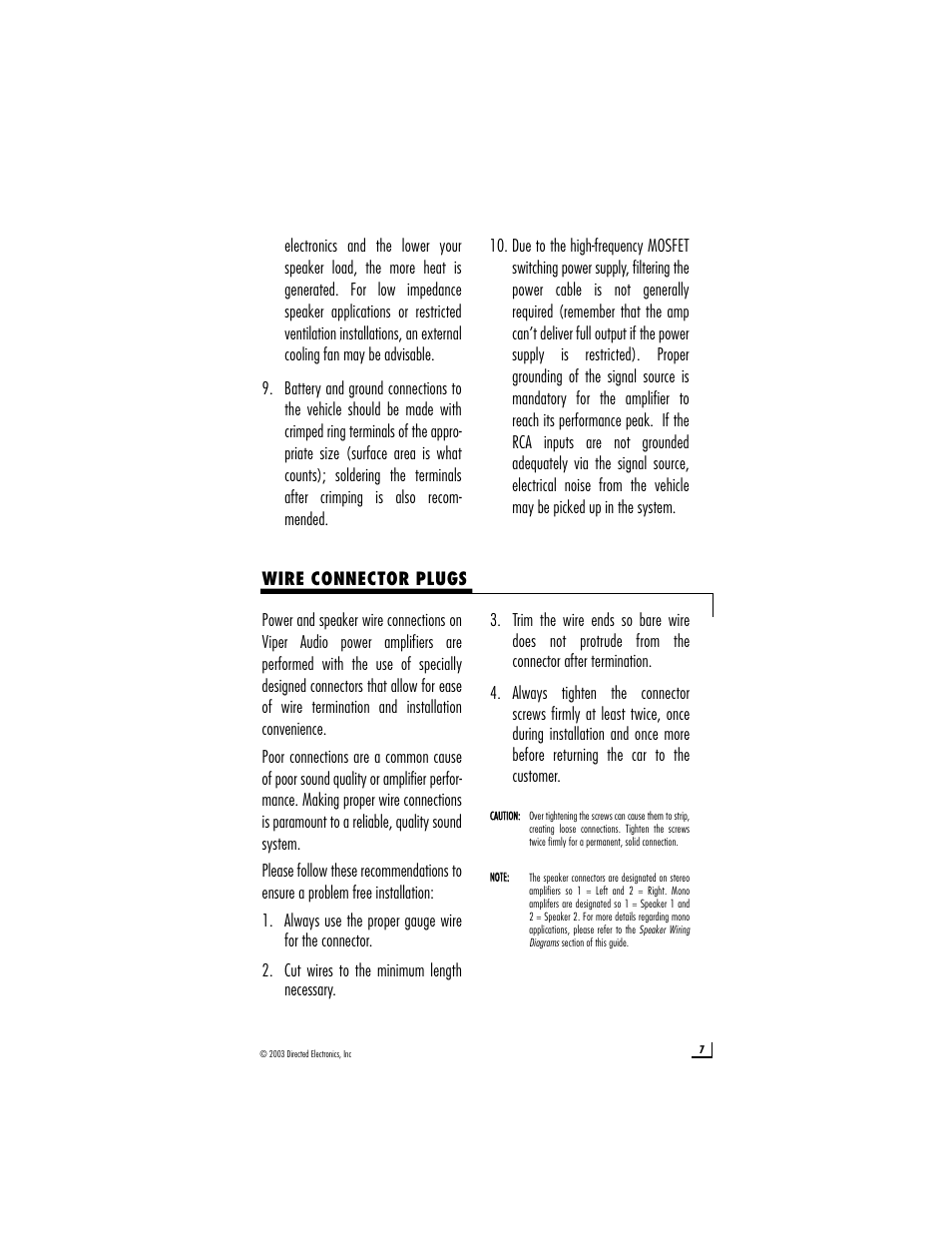 Directed Electronics 450.5 User Manual | Page 7 / 16