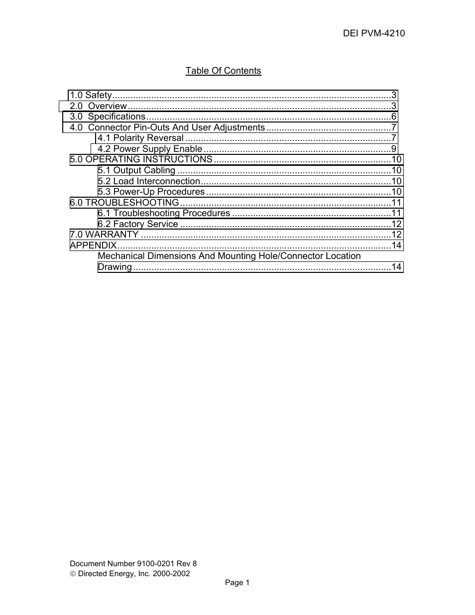 Directed Electronics PVM-4210 User Manual | Page 3 / 17