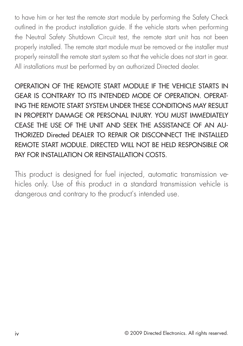 Directed Electronics VIPER 4103XV User Manual | Page 6 / 28