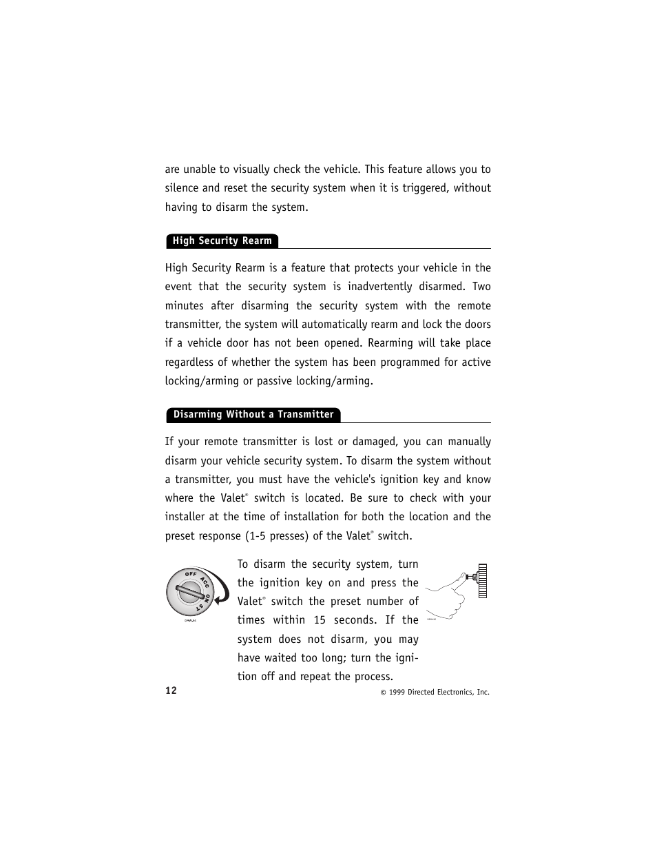 Directed Electronics ESP 540 User Manual | Page 13 / 37