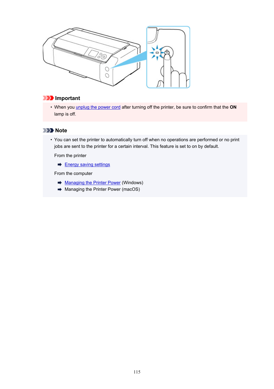 Canon imagePROGRAF PRO-300 13" Photographic Inkjet Printer User Manual | Page 115 / 650