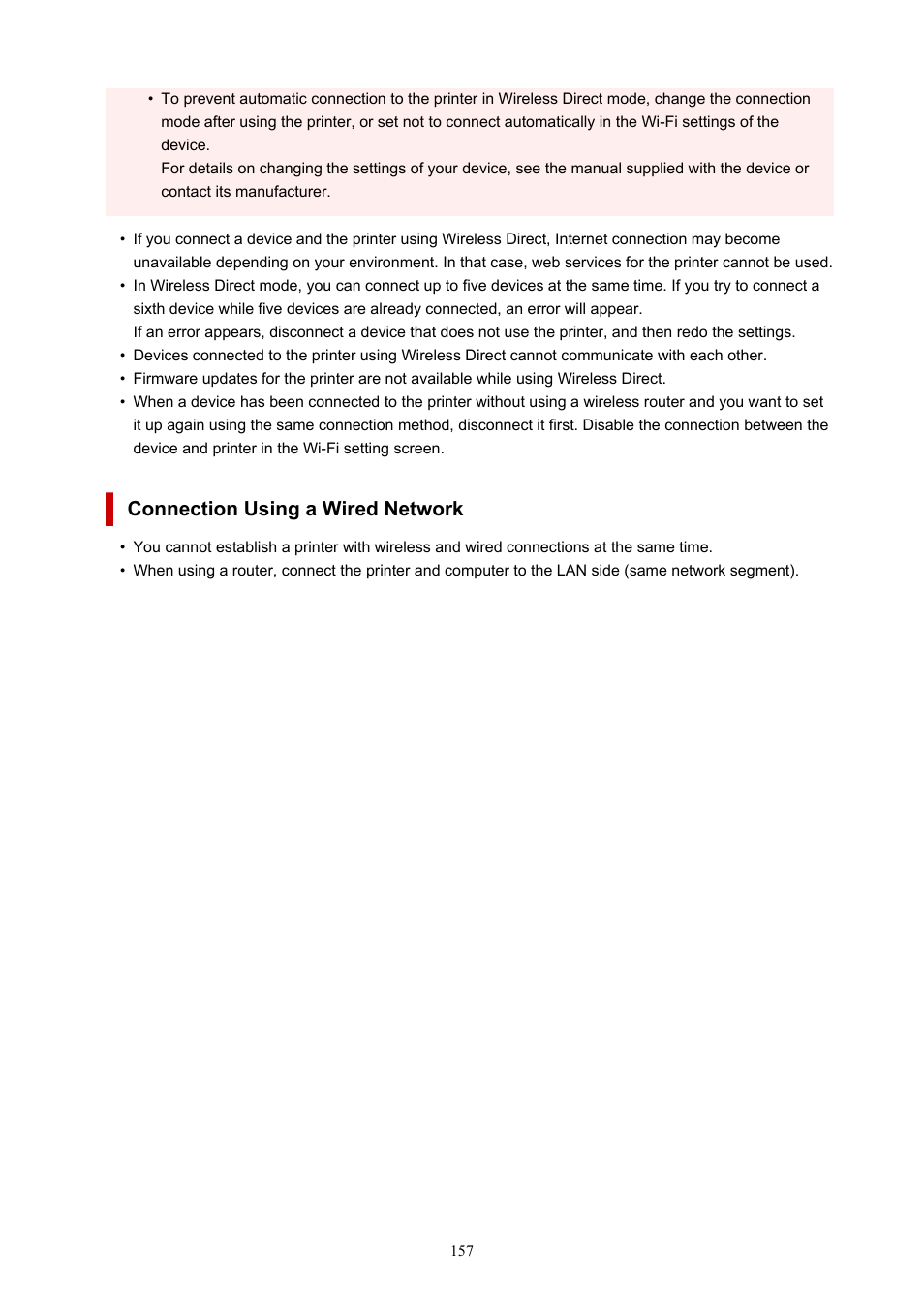 Connection using a wired network | Canon imagePROGRAF PRO-300 13" Photographic Inkjet Printer User Manual | Page 157 / 650