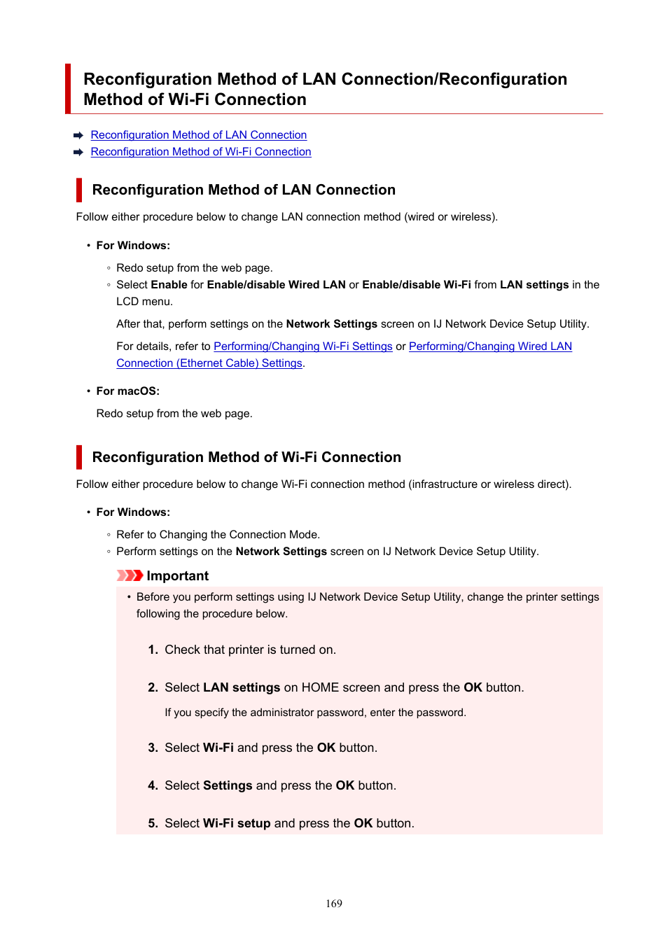 Connection | Canon imagePROGRAF PRO-300 13" Photographic Inkjet Printer User Manual | Page 169 / 650