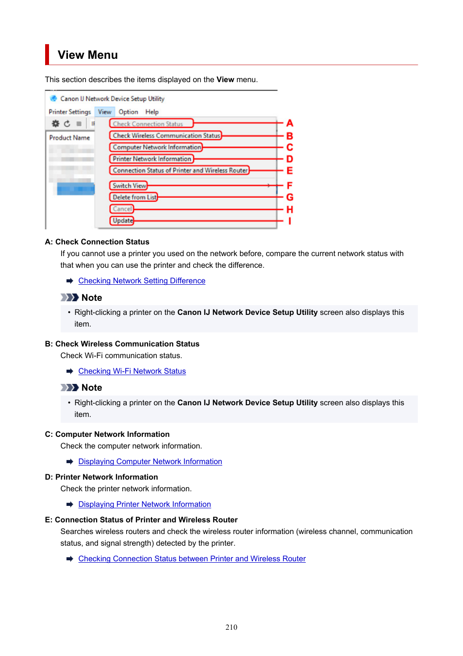 View menu | Canon imagePROGRAF PRO-300 13" Photographic Inkjet Printer User Manual | Page 210 / 650