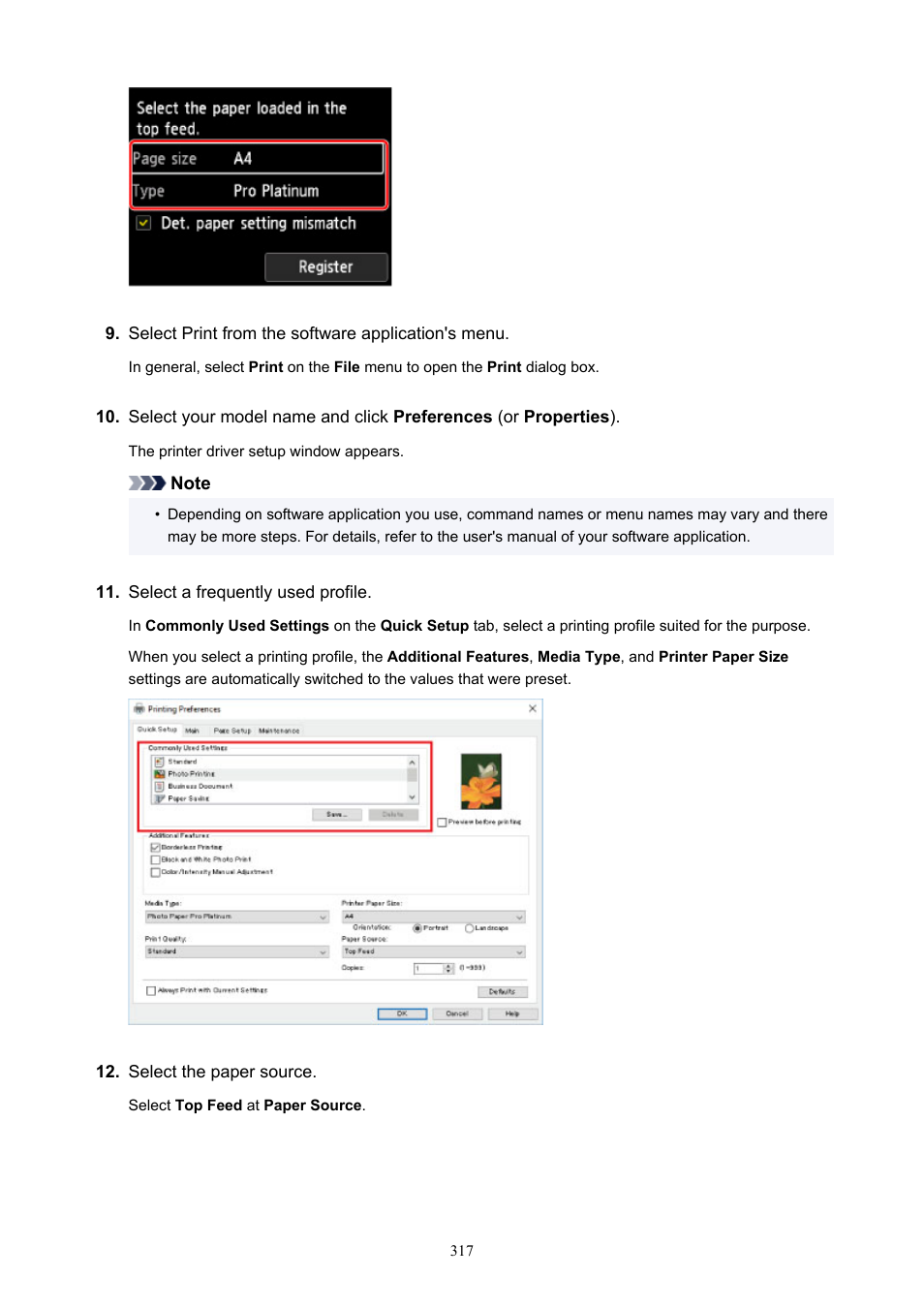 Canon imagePROGRAF PRO-300 13" Photographic Inkjet Printer User Manual | Page 317 / 650