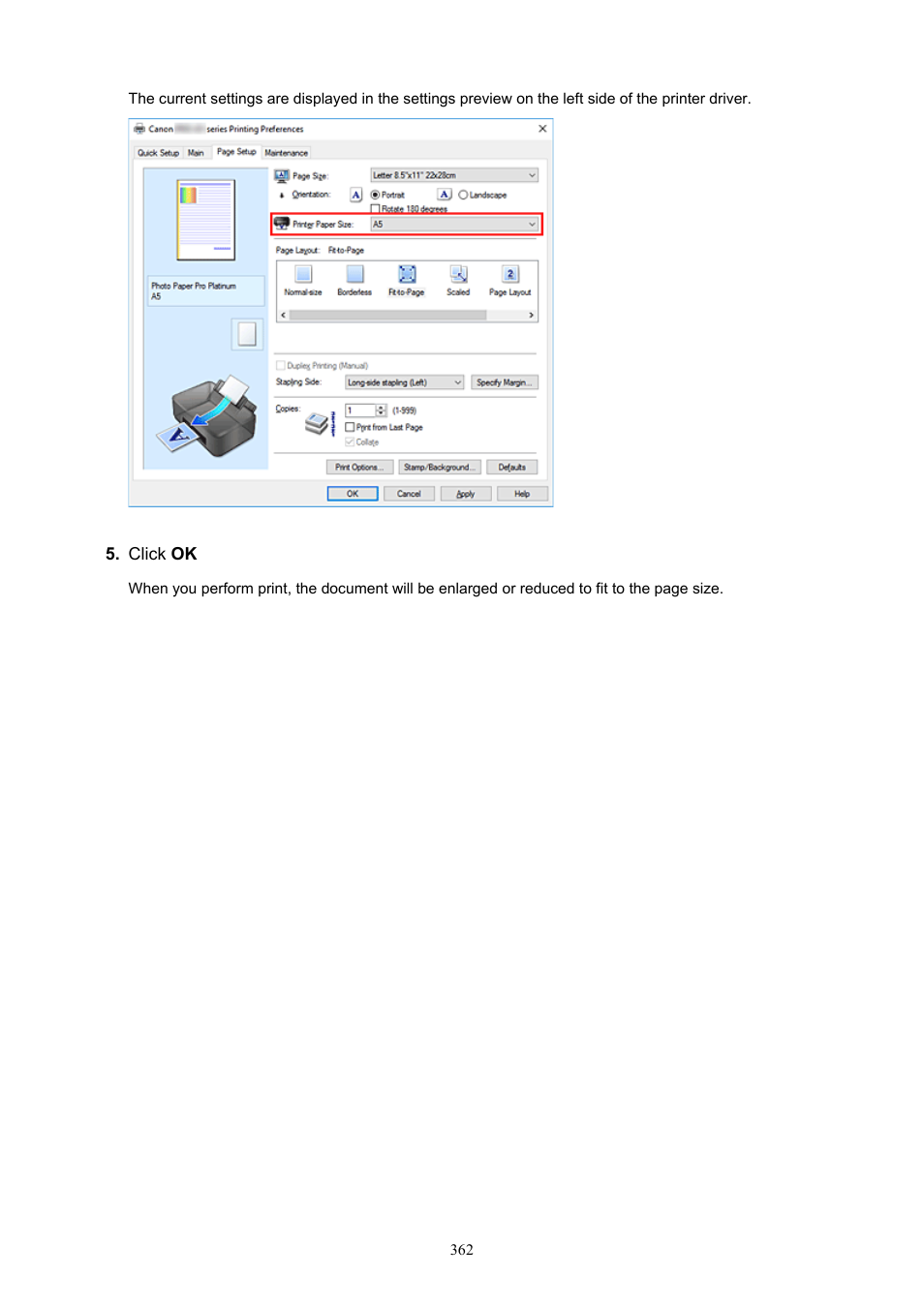 Canon imagePROGRAF PRO-300 13" Photographic Inkjet Printer User Manual | Page 362 / 650