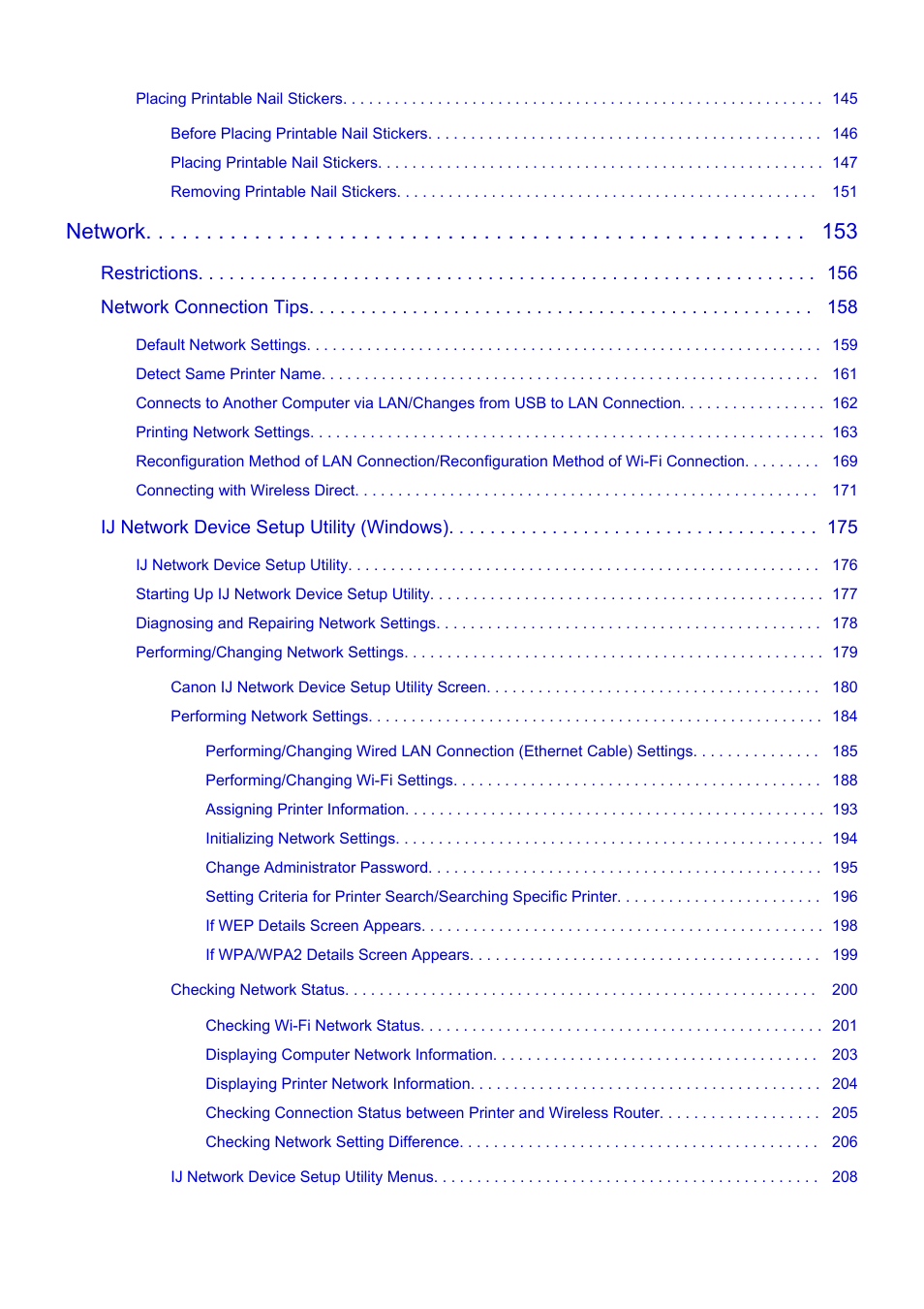 Network | Canon imagePROGRAF PRO-300 13" Photographic Inkjet Printer User Manual | Page 4 / 650