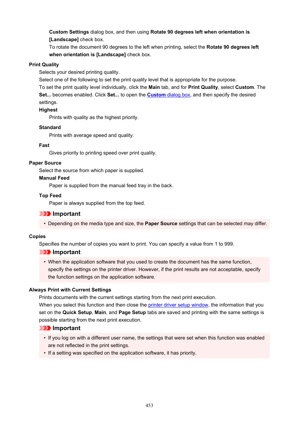 Canon imagePROGRAF PRO-300 13" Photographic Inkjet Printer User Manual | Page 453 / 650