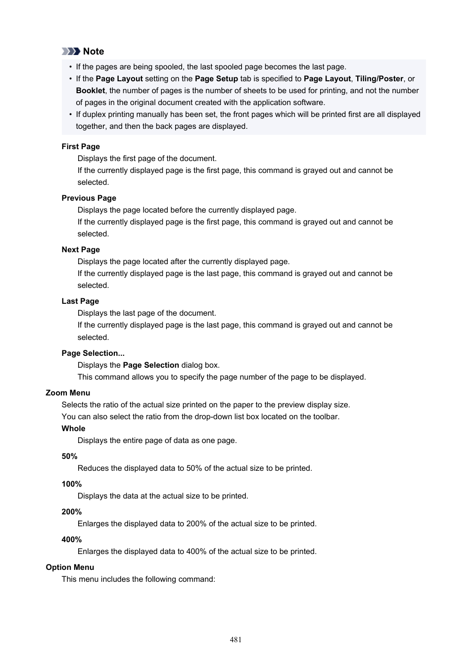 Canon imagePROGRAF PRO-300 13" Photographic Inkjet Printer User Manual | Page 481 / 650