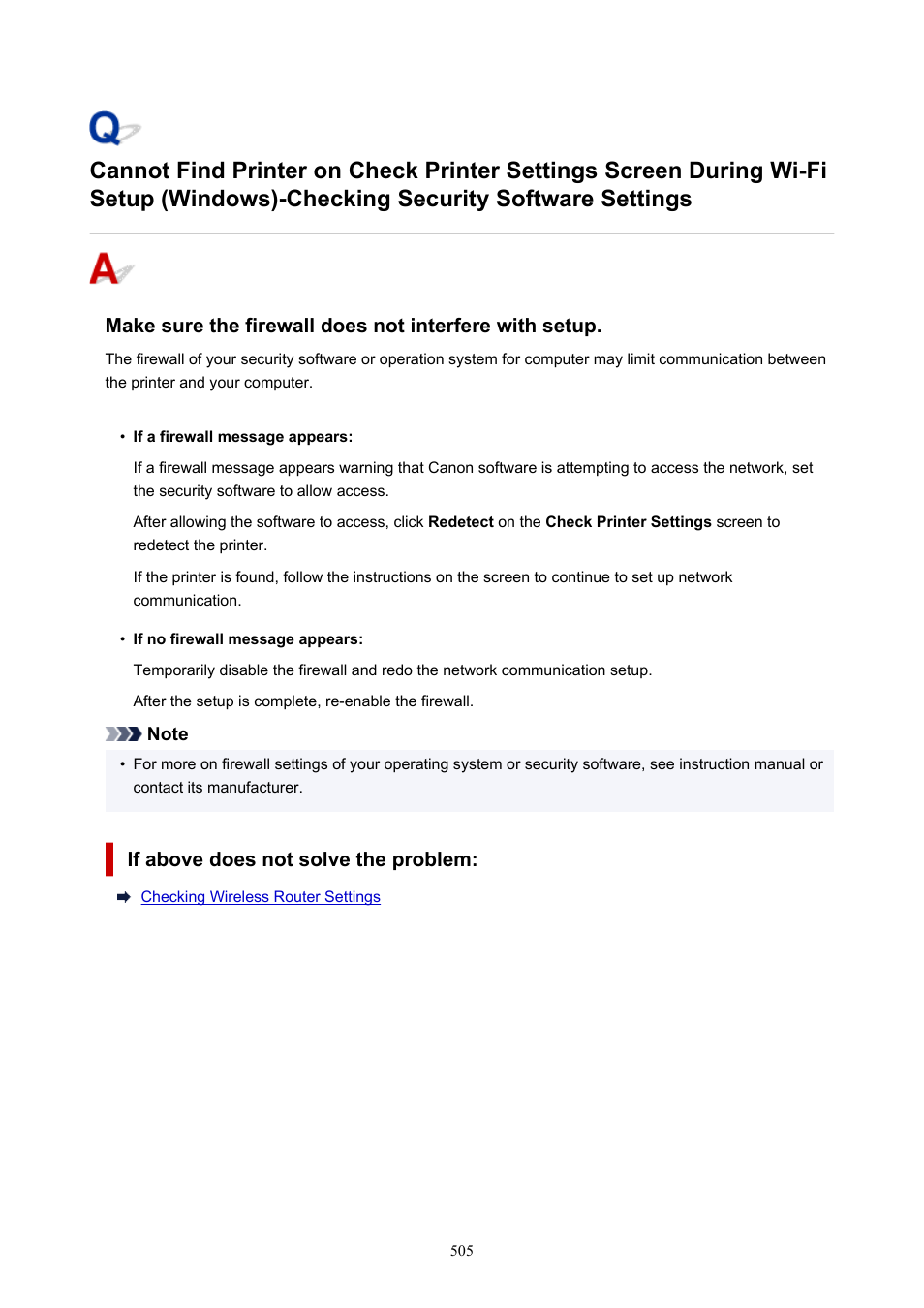 Checking security software settings | Canon imagePROGRAF PRO-300 13" Photographic Inkjet Printer User Manual | Page 505 / 650