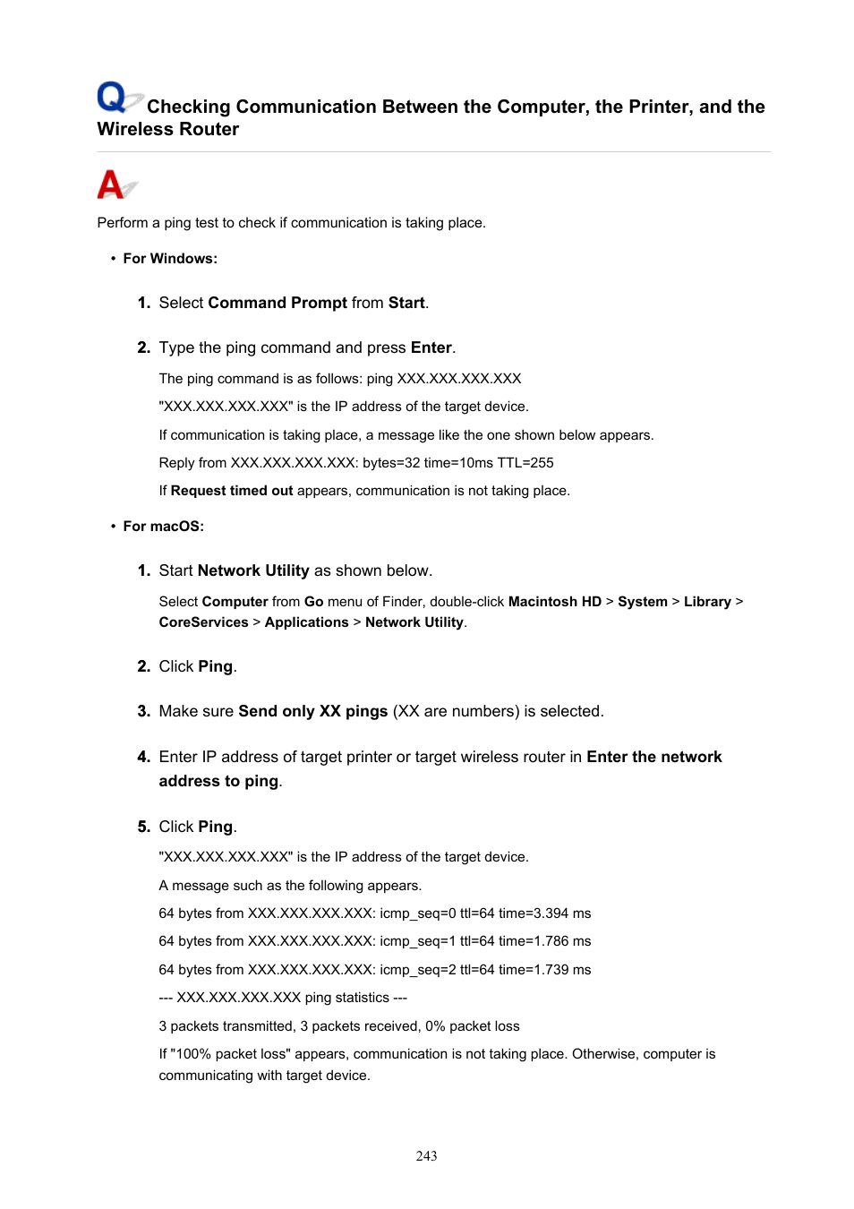 Canon MAXIFY GX5020 Wireless MegaTank Inkjet Color Printer User Manual | Page 243 / 325