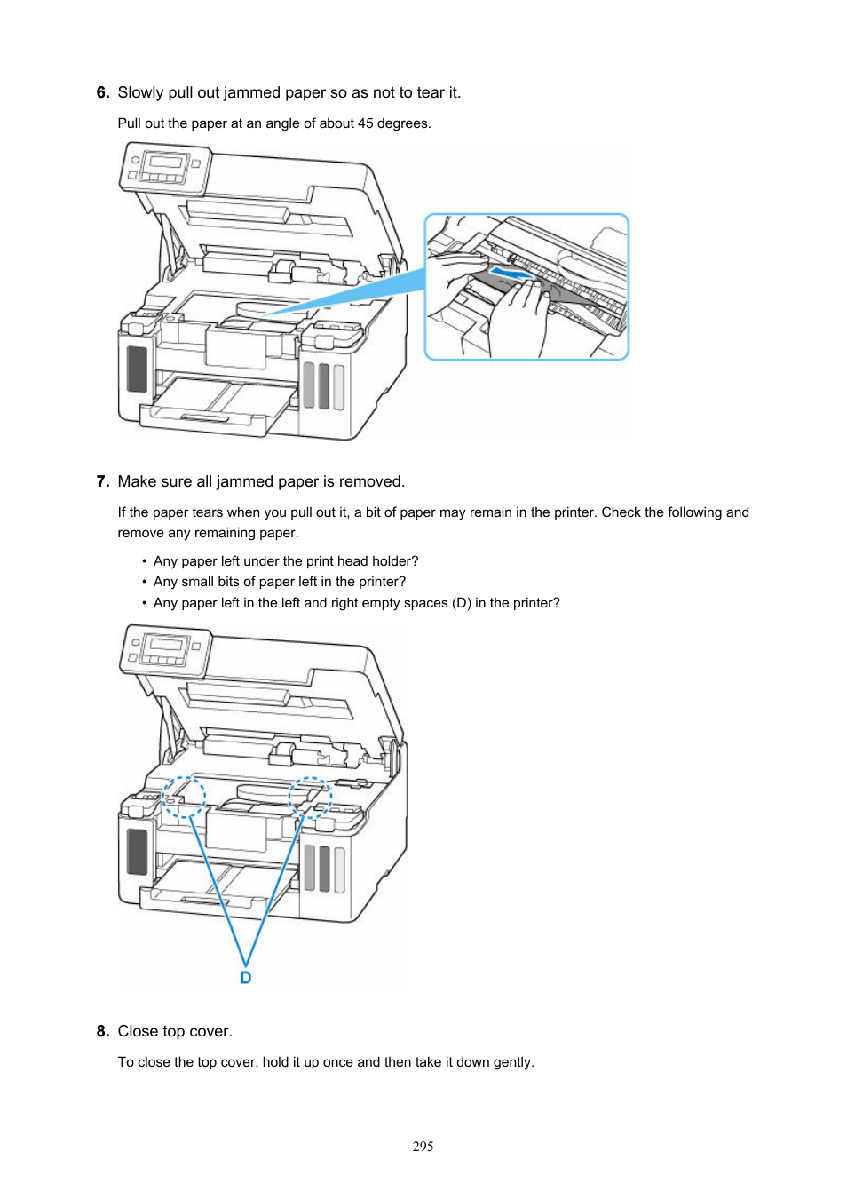 Canon MAXIFY GX5020 Wireless MegaTank Inkjet Color Printer User Manual | Page 295 / 325