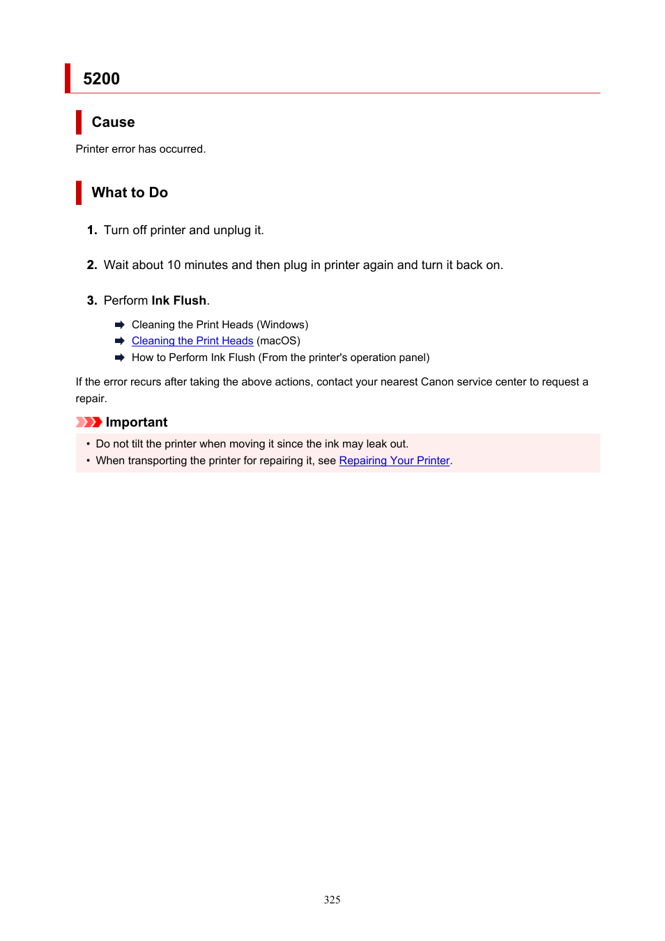 Canon MAXIFY GX5020 Wireless MegaTank Inkjet Color Printer User Manual | Page 325 / 325