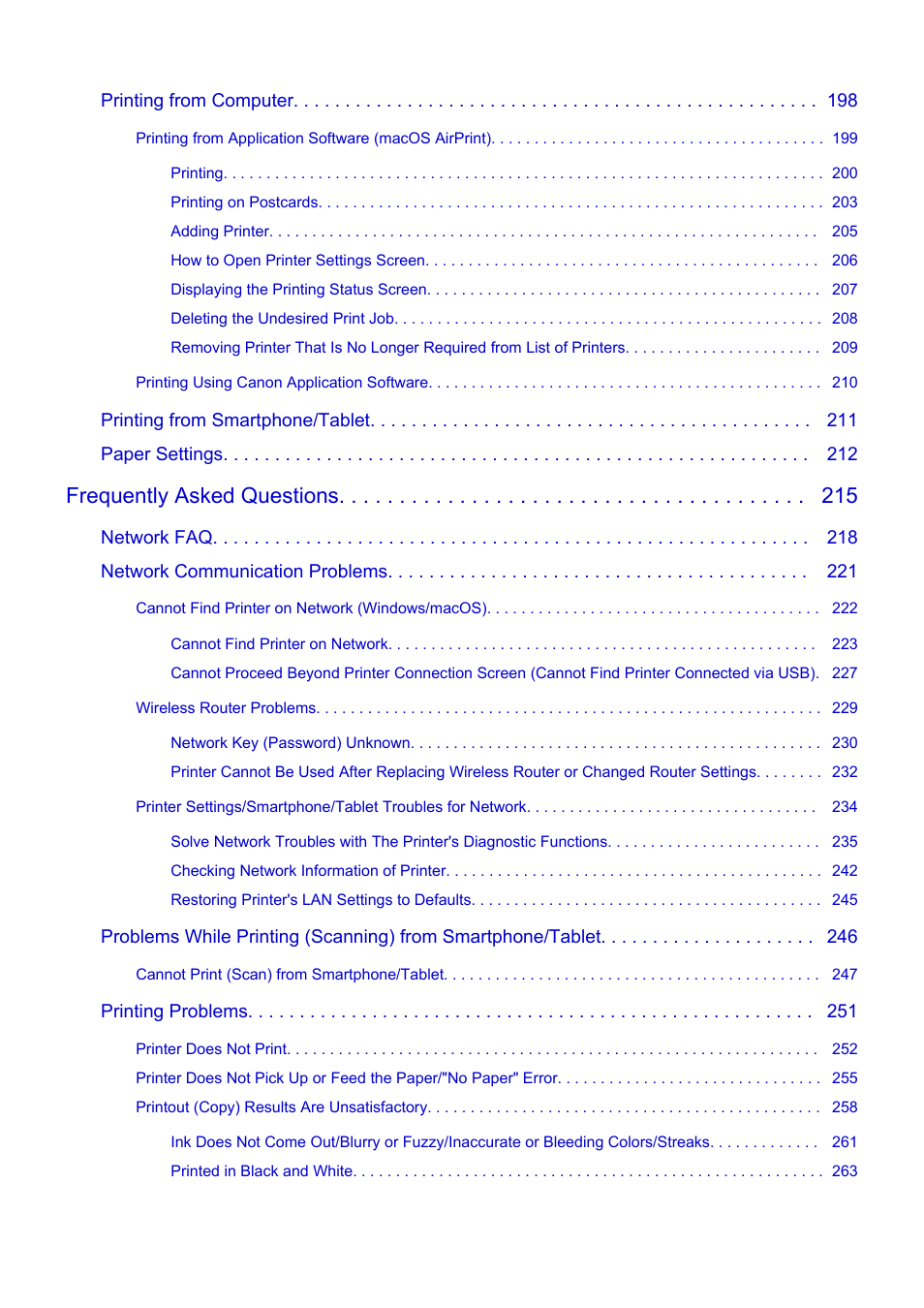 Frequently asked questions | Canon MAXIFY GX5020 Wireless MegaTank Inkjet Color Printer User Manual | Page 5 / 325