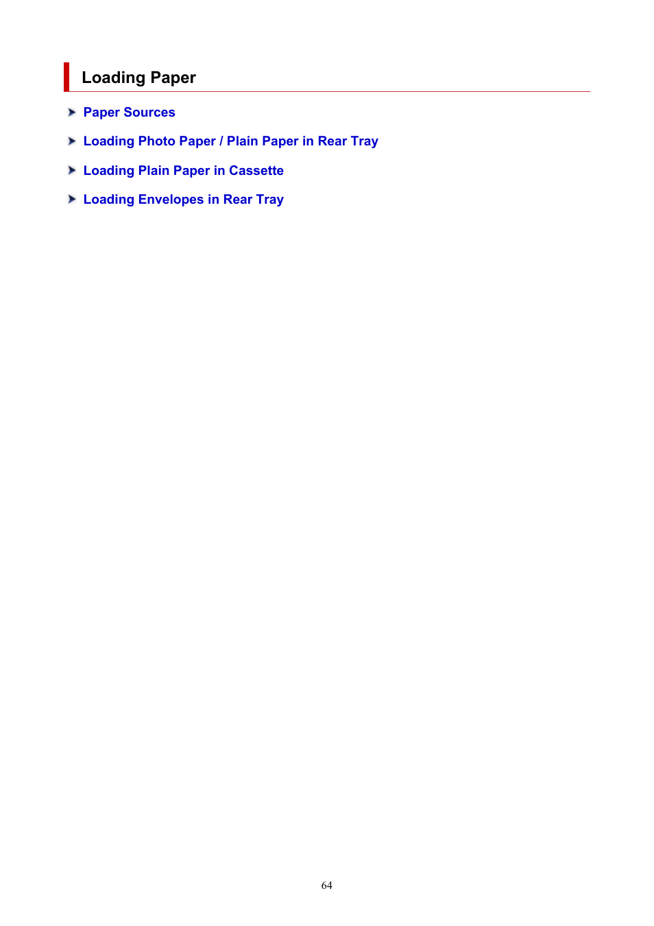 Loading paper | Canon MAXIFY GX5020 Wireless MegaTank Inkjet Color Printer User Manual | Page 64 / 325
