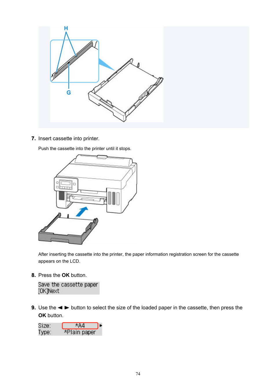 Canon MAXIFY GX5020 Wireless MegaTank Inkjet Color Printer User Manual | Page 74 / 325