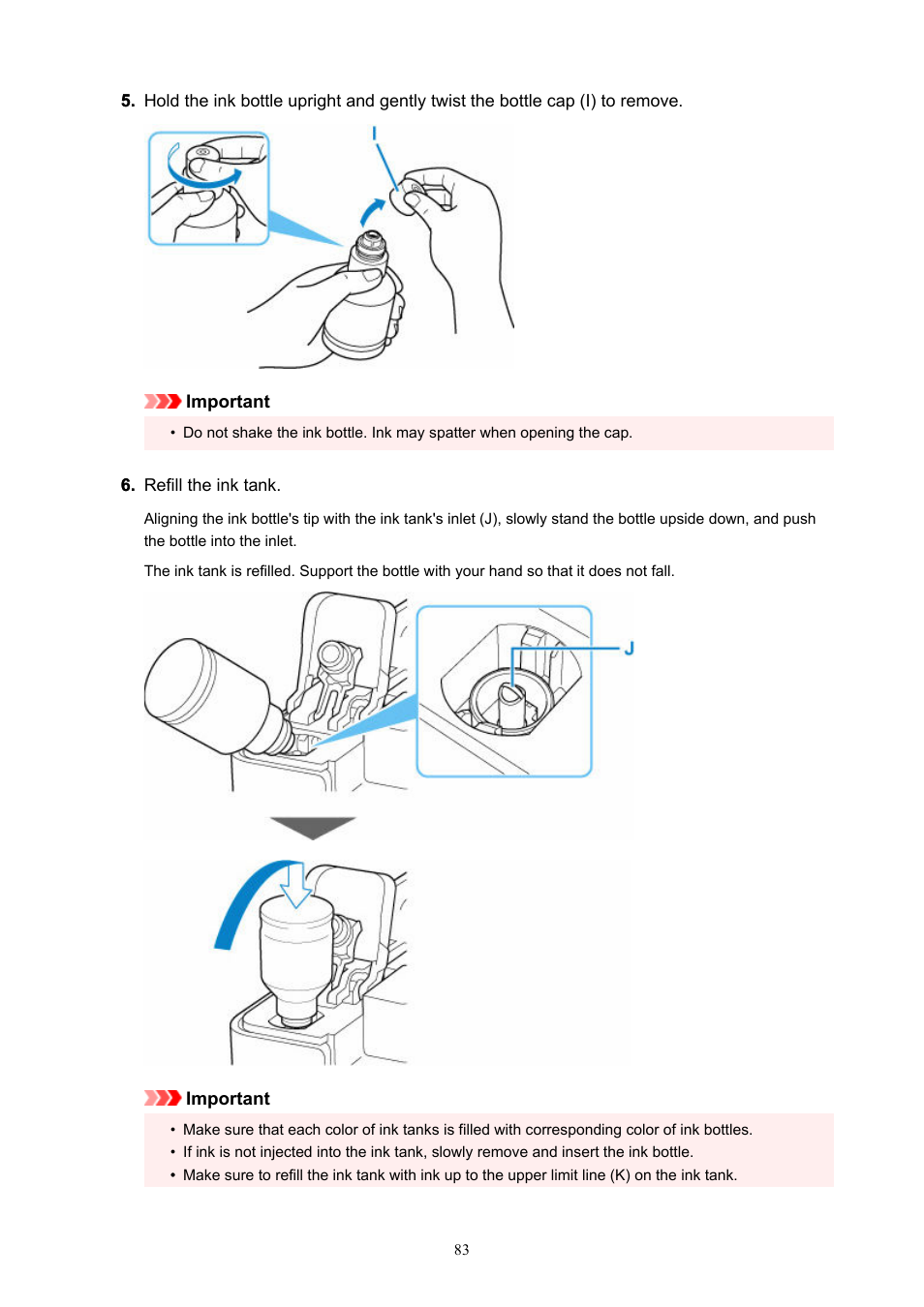 Canon MAXIFY GX5020 Wireless MegaTank Inkjet Color Printer User Manual | Page 83 / 325