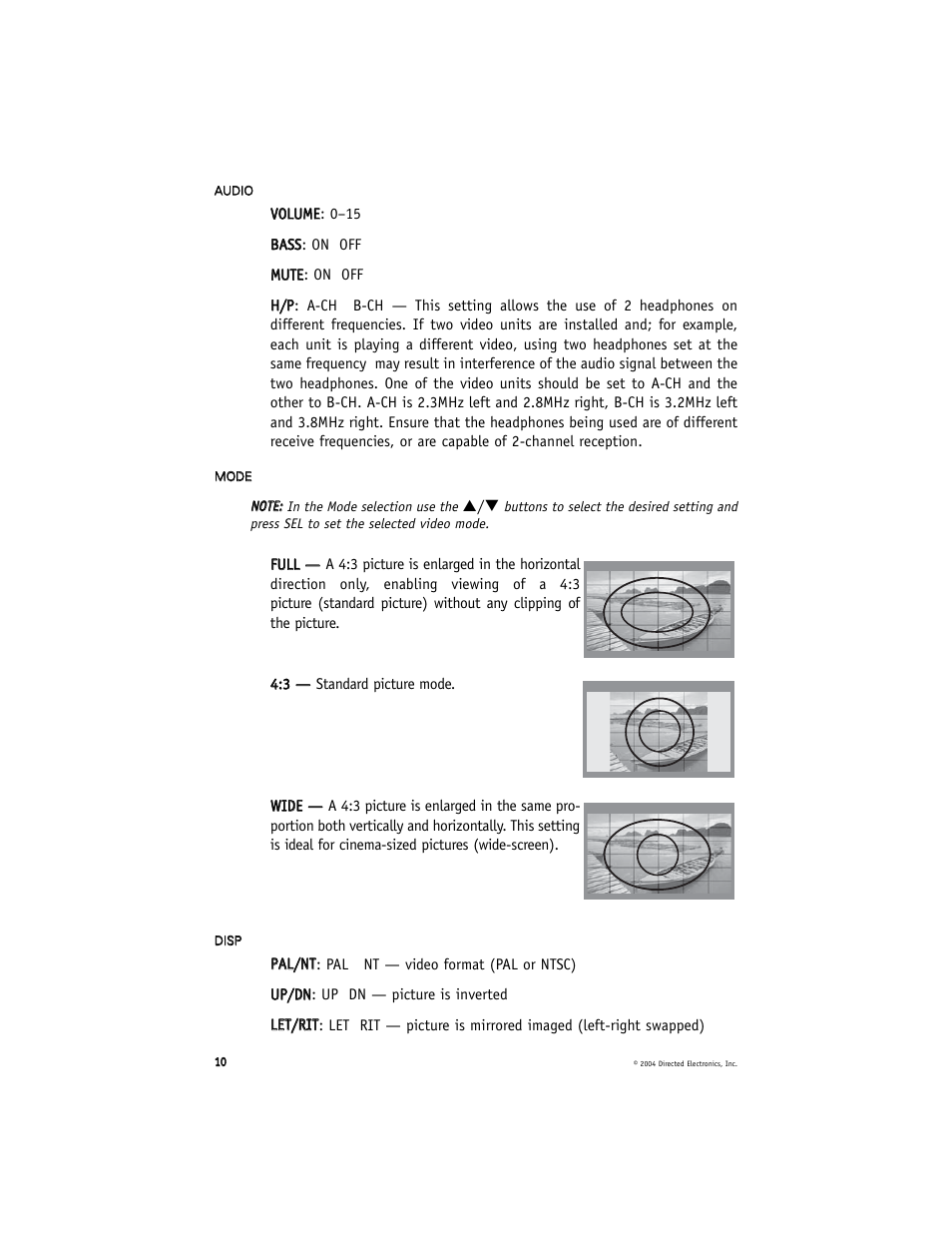 Directed Electronics HVM702A User Manual | Page 10 / 20