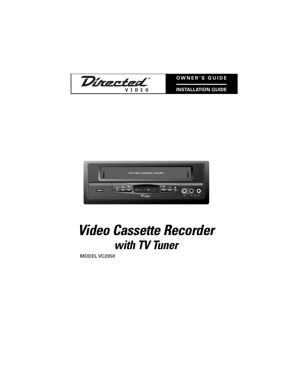 Directed Electronics Directed Video VC2050 User Manual | 18 pages