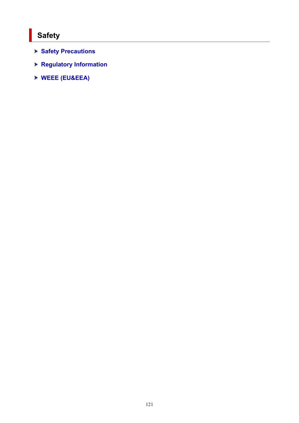 Safety | Canon PIXMA G5020 Wireless MegaTank Printer User Manual | Page 121 / 422