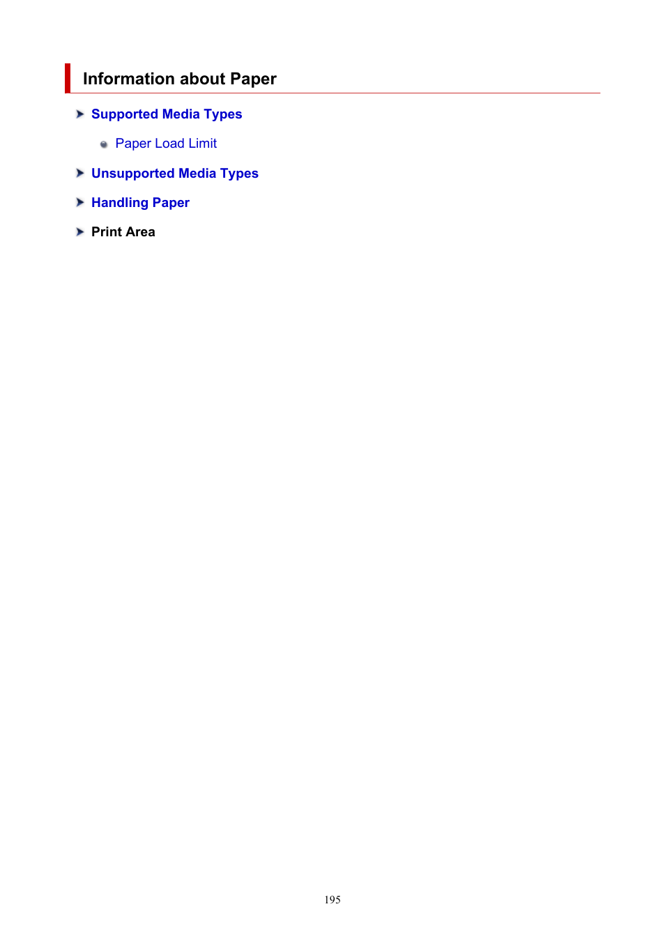 Information about paper | Canon PIXMA G5020 Wireless MegaTank Printer User Manual | Page 195 / 422
