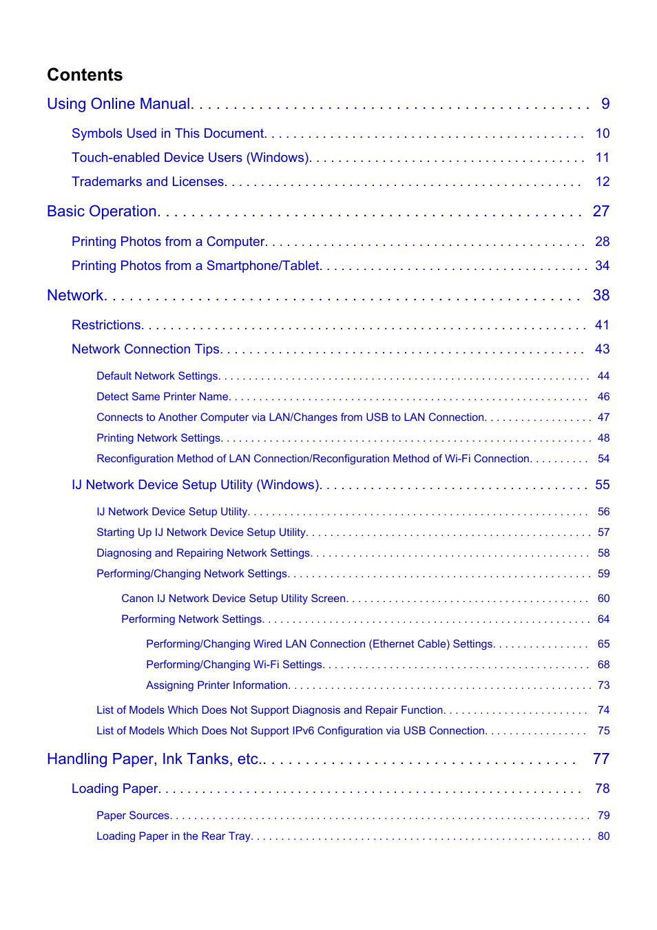 Canon PIXMA G5020 Wireless MegaTank Printer User Manual | Page 2 / 422