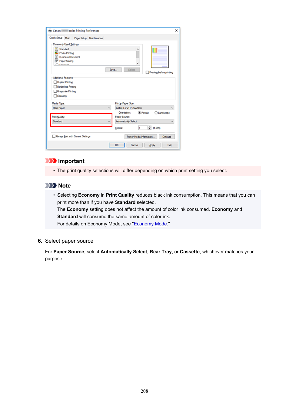 Canon PIXMA G5020 Wireless MegaTank Printer User Manual | Page 208 / 422