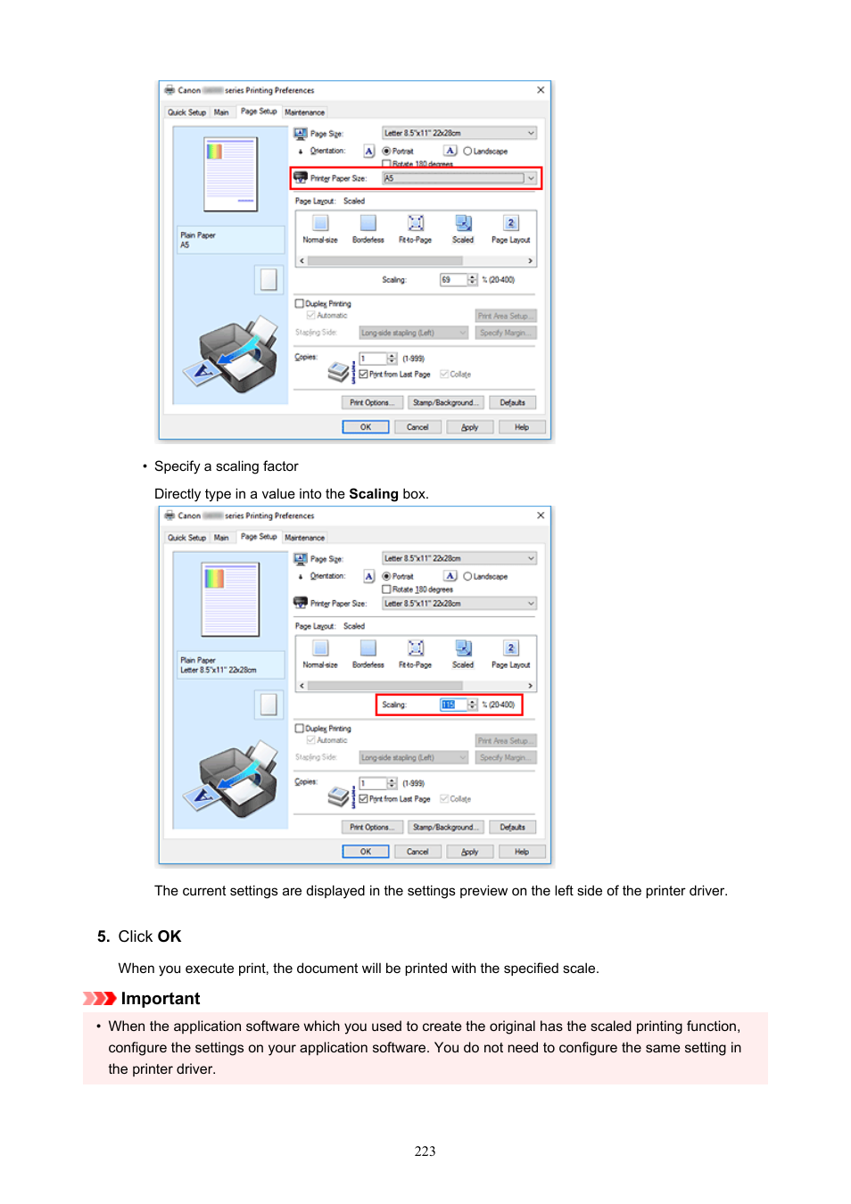 Canon PIXMA G5020 Wireless MegaTank Printer User Manual | Page 223 / 422