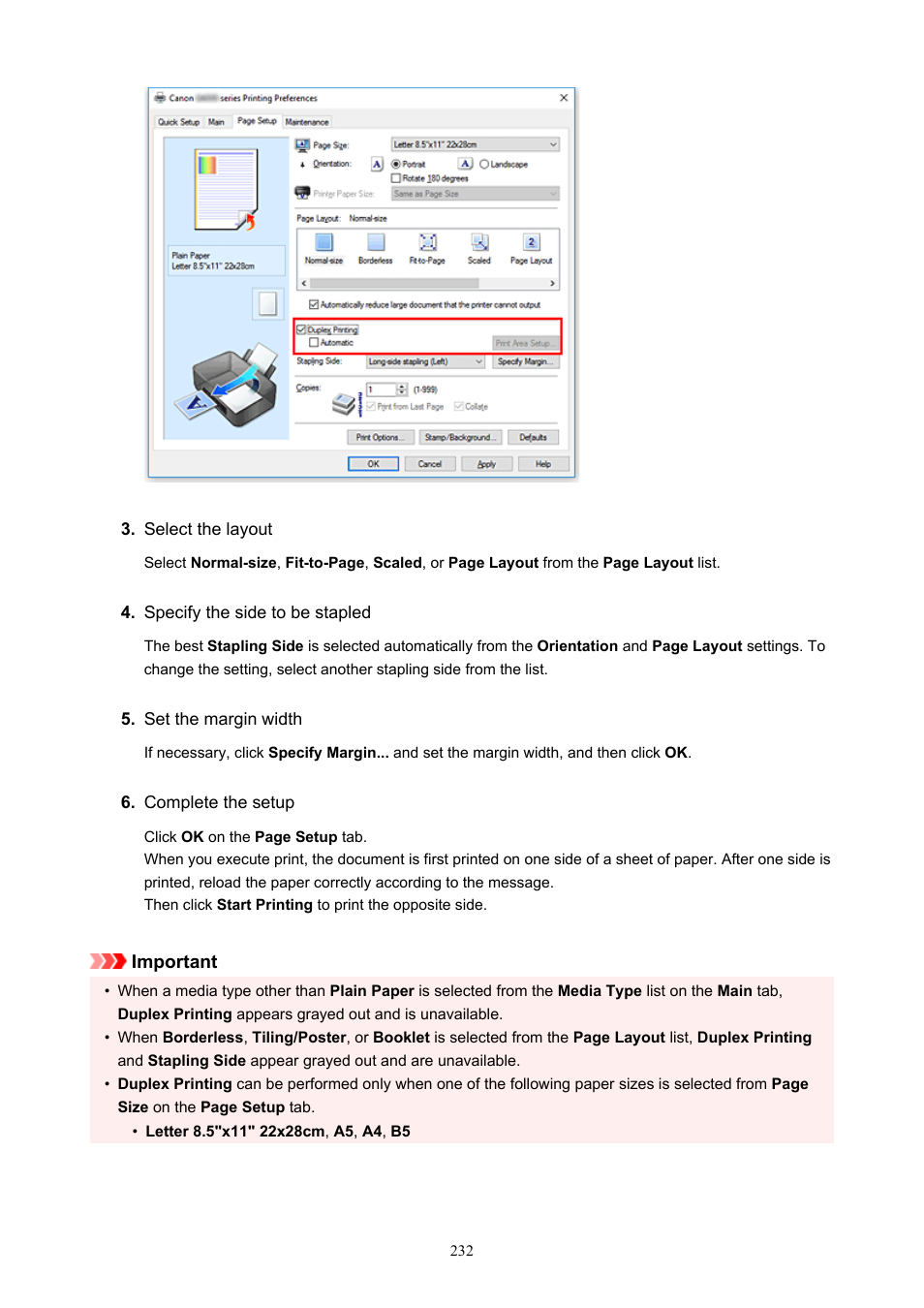 Canon PIXMA G5020 Wireless MegaTank Printer User Manual | Page 232 / 422