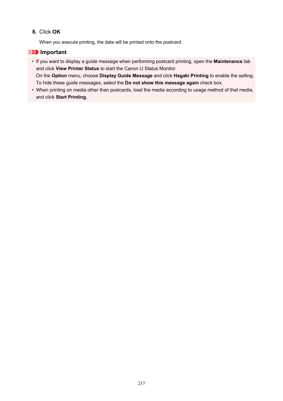 Canon PIXMA G5020 Wireless MegaTank Printer User Manual | Page 237 / 422