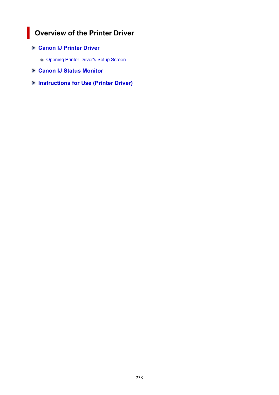Overview of the printer driver | Canon PIXMA G5020 Wireless MegaTank Printer User Manual | Page 238 / 422