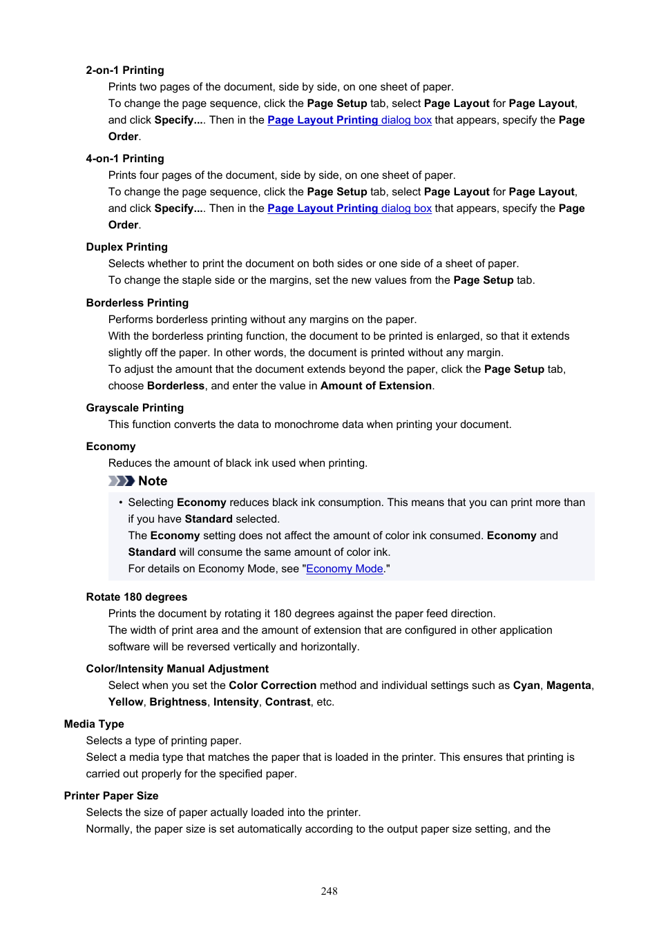 Canon PIXMA G5020 Wireless MegaTank Printer User Manual | Page 248 / 422