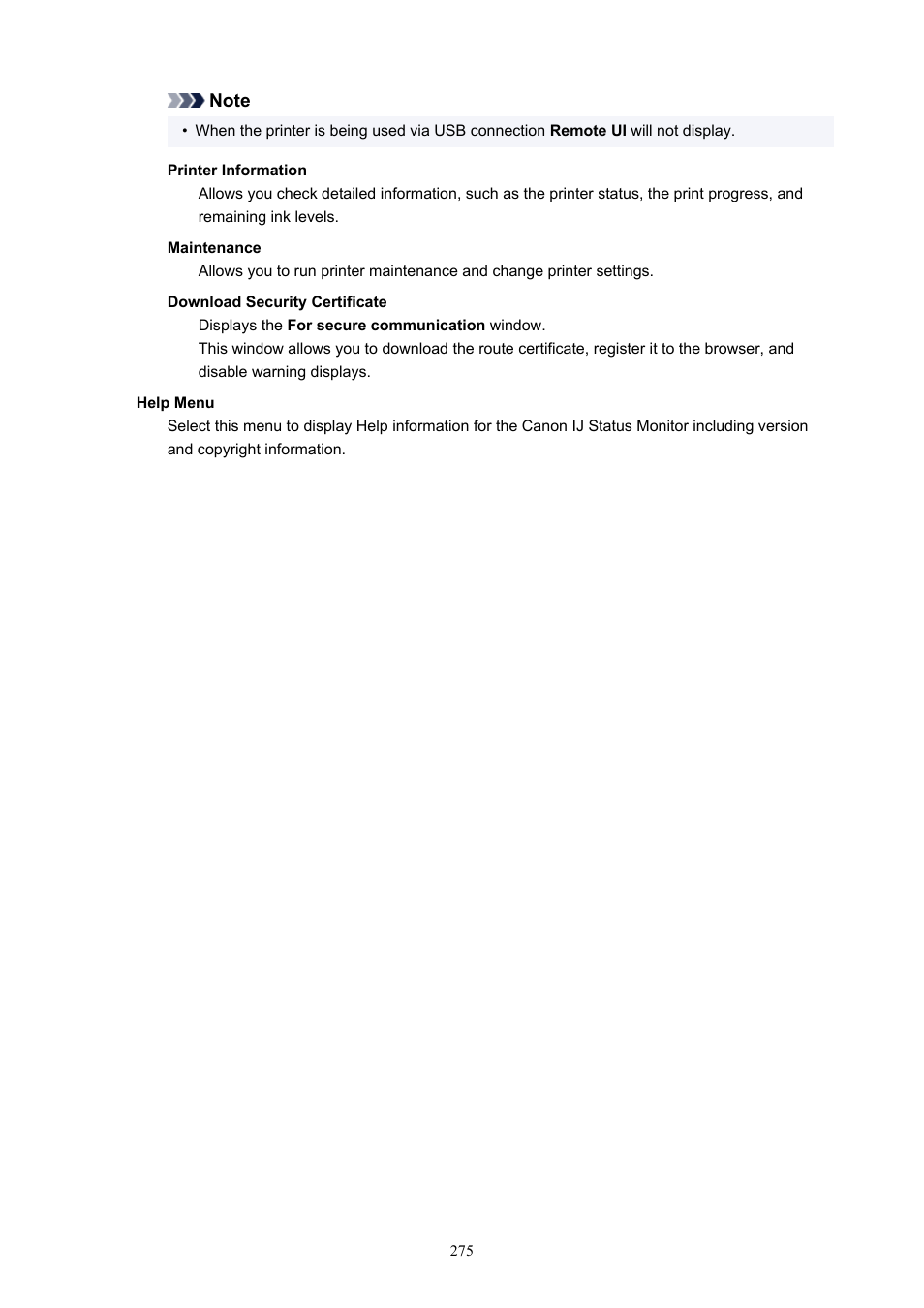Canon PIXMA G5020 Wireless MegaTank Printer User Manual | Page 275 / 422