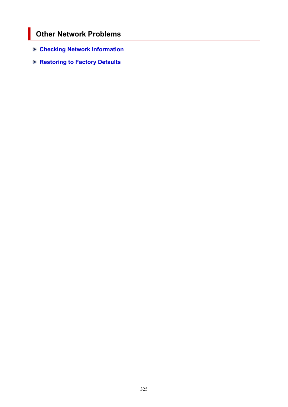 Other network problems | Canon PIXMA G5020 Wireless MegaTank Printer User Manual | Page 325 / 422